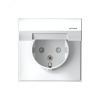 ARTGALLERY розетка с заземл. со шт. с крышк, 16А, IP44, механизм, белый Systeme Electric GAL440146