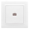 Розетка Минск RJ-45 1-местная СП белая EKF ERK01-035-10