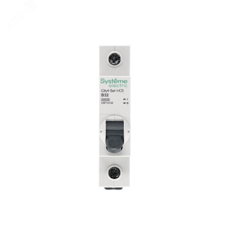 C9F14132 Выключатель автоматический однополюсный 32А B 4.5kA 230В City9 Set Systeme Electric 