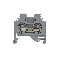 Колодка клеммная пружинная JXB-S-2.5 24А серая EKF plc-jxb-s-2.5g
