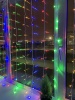 Б0041900 Гирлянда LED Дождь/Занавес 1.8х1.5 м мультиколор 8 режимов, 220V, IP20 (60/720), ENIZ-01M ЭРА 