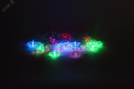 Б0041898 Гирлянда LED Нить Короны 3 м мультиколор, 220V, IP20 (36/864), ENIN-3K ЭРА 