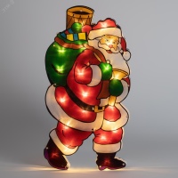 Светодиодная новогодняя фигура Дед Мороз 2, 24*45см, 20 LED, 3*AAA, IP20 ENGDS-16 ЭРА Б0056007