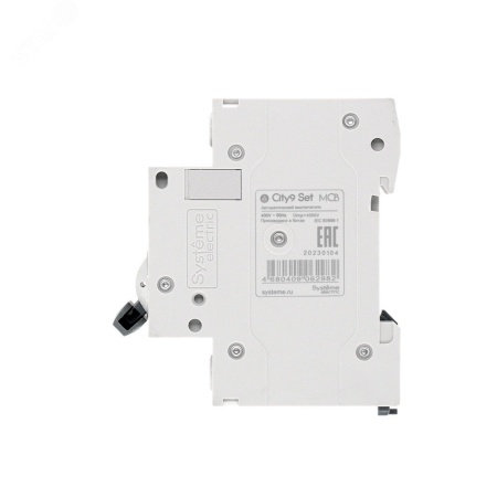 C9F14225 Выключатель автоматический двухполюсный 25А B 4.5kA 230В City9 Set Systeme Electric 