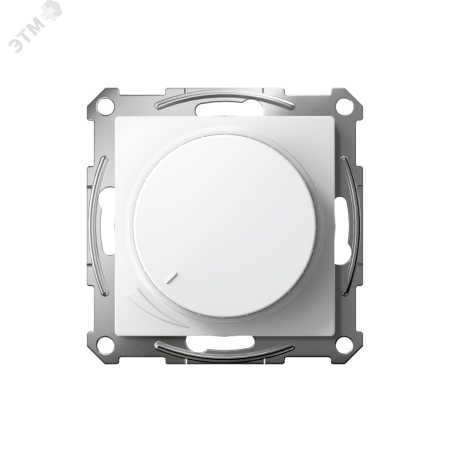 ATN000123 ATLASDESIGN СВЕТОРЕГУЛЯТОР (диммер) повор-нажим, LED, RC, 400Вт, мех., БЕЛЫЙ Systeme Electric 