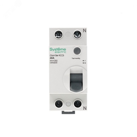 C9R36240 Выключатель дифференциального тока (ВДТ) 40А 2P 30мА Тип-AC 230В City9 Set Systeme Electric 
