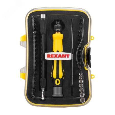 12-4706 Набор отверток для точечных работ 45 предметов REXANT 
