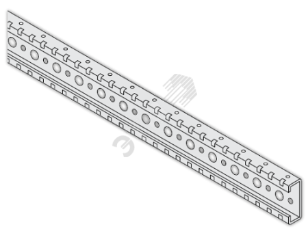 1STQ007379A0000 Профиль поперечный L=588мм (2шт) оцинкованный ABB 