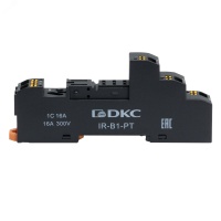 Колодка c клеммами push-in для реле на 1 группу: IR-24DC/230AC-1CO DKC IR-B1-PT