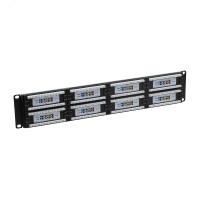 Патч-панель 192UCAT5E 48 портов RJ45 неэкранированная DKC RN5PPU242