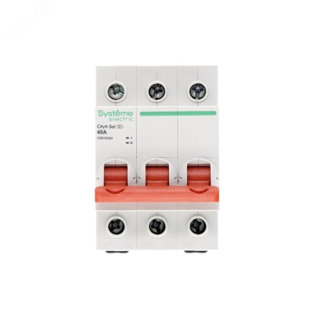 C9S16340 Выключатель нагрузки (ВН) 3P 40А 400В City9 Set Systeme Electric 