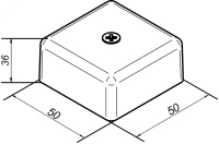 Коробка монтажная огнестойкая КМ-О(2к) - IP41-m Гефест Н0000001631