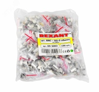 Разъем штекер BNC RG-6 обжим, REXANT 05-3003