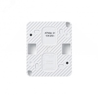 AtlasDesign Profi54 выключатель двухклавишный IP54 10 АХ, БЕЛЫЙ, Россия Systeme Electric ATN540151