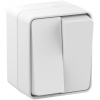 ATN540151 AtlasDesign Profi54 выключатель двухклавишный IP54 10 АХ, БЕЛЫЙ, Россия Systeme Electric 