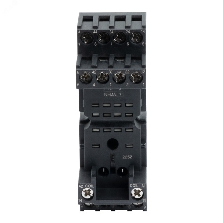 IR-B4-SC-1 Колодка с винтовыми клеммами для реле на 4 группы: IR-24DC/220DC/230AC-4CO DKC 