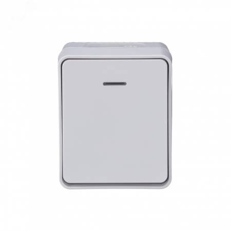 ATN540113 AtlasDesign Profi54 выключатель одноклавишный с подсветкой IP54 10 АХ, БЕЛЫЙ, Россия Systeme Electric 