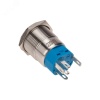 36-3441 Кнопка антивандальная 19 250В Фикс (5с) ON-OFF/O FF-ON подсв/синяя REXANT 