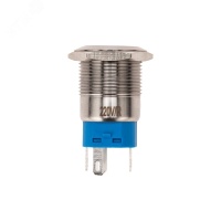 Кнопка антивандальная 19 250В Фикс (5с) ON-OFF/OFF-ON подсв/красная REXANT 36-3440