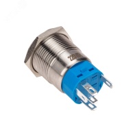 Кнопка антивандальная 19 250В Фикс (5с) ON-OFF/OFF-ON подсв/красная REXANT 36-3440