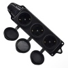 106-0400-0101/101 Розетка наружной установки 3х2Р+РЕ 1х16А 220v каучук Lezard 
