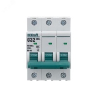 Выключатель автоматический ВА103-3P-032A-C Dekraft 12308DEK