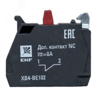 Контакты дополнительные NC (красные) PROxima EKF XB4-BE102