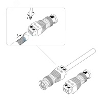 Разъем штекер BNC с клеммной колодкой, REXANT 05-3076