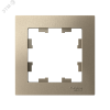 ATN000501 Рамка однопостовая ATLASDESIGN шампань Systeme Electric 