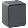ATN544061 AtlasDesign Profi54 переключатель одноклавишный IP54 10 АХ, АНТРАЦИТ, Россия Systeme Electric 