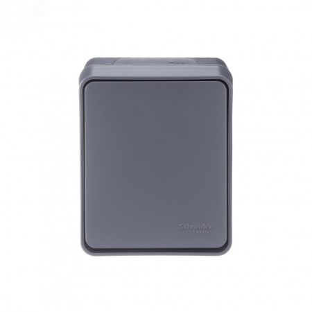 ATN544061 AtlasDesign Profi54 переключатель одноклавишный IP54 10 АХ, АНТРАЦИТ, Россия Systeme Electric 