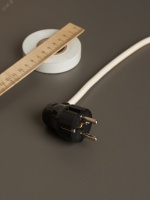 Евровилка угловая черная 16А IEK EVP11-16-01-K02