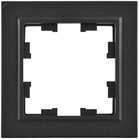 BR-M12-K02 BRITE Рамка 1 пост РУ-1-БрЧ черный IEK 