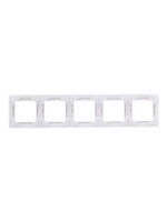 Рамка Levit 5 постов жемчуг / ледяной ABB 3901H-A05050 68W 2CHH015050A6068