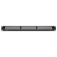 Патч-панель 19'',1U,CAT5E, 24 модуля RJ45, неэкранир ованная DKC RN5PPU24