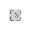 GSL000141 GLOSSA Розетка без заземления в рамку белая Systeme Electric 