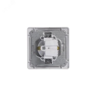 GLOSSA Розетка с заземлением в сборе белая Systeme Electric GSL000142