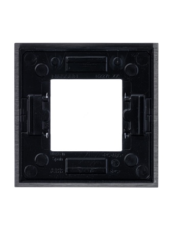 N2271 OX Zenit Рамка 1 пост натуральная сталь ABB  2CLA227100N4001