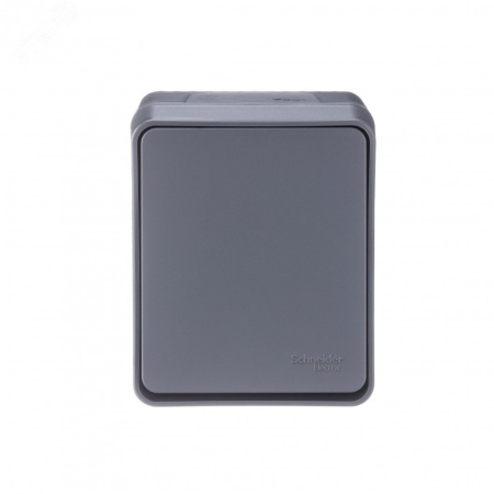 ATN544011 AtlasDesign Profi54 выключатель одноклавишный IP54 10 АХ, АНТРАЦИТ, Россия Systeme Electric 
