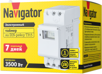 Таймер Navigator 61 559 NTR-E-D01-GR на DIN-рейку электрон. Navigator Group 61559 20977