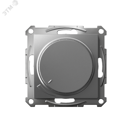ATN000923 ATLASDESIGN СВЕТОРЕГУЛЯТОР (диммер) повор-нажим, LED, RC, 400Вт, мех., СТАЛЬ Systeme Electric 