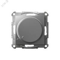 ATLASDESIGN СВЕТОРЕГУЛЯТОР (диммер) повор-нажим, LED, RC, 400Вт, мех., СТАЛЬ Systeme Electric ATN000923
