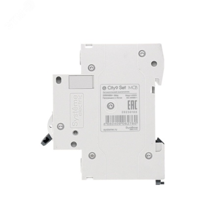 C9F14116 Выключатель автоматический однополюсный 16А B 4.5kA 230В City9 Set Systeme Electric 