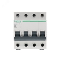 Выключатель автоматический четырехполюсный 40А С 4.5kA 400В City9 Set Systeme Electric C9F34440