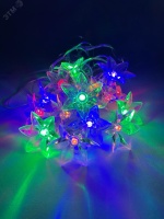 ENIN-3Z Гирлянда LED Нить Цветы 3 м мультиколор, 220V, IP20 (36/864) ЭРА Б0041896