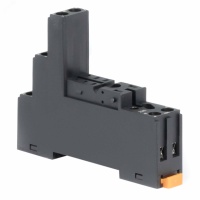 Колодка с винтовыми клеммами для реле на 2 группы: IR-24DC/230AC-2CO DKC IR-B2-SC