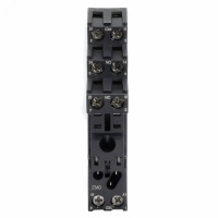 Колодка с винтовыми клеммами для реле на 2 группы: IR-24DC/230AC-2CO DKC IR-B2-SC