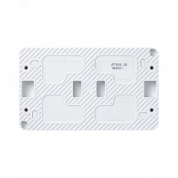 AtlasDesign Profi54  розетка двойная с заземлением со шторками IP54 16А 250B, БЕЛЫЙ, Россия Systeme Electric ATN540126