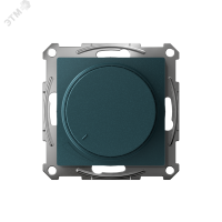 ATLASDESIGN СВЕТОРЕГУЛЯТОР (диммер) повор-нажим, LED, RC, 400Вт, мех., ИЗУМРУД Systeme Electric ATN000823