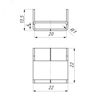 Скрепа C 20-BK ВК 22200021